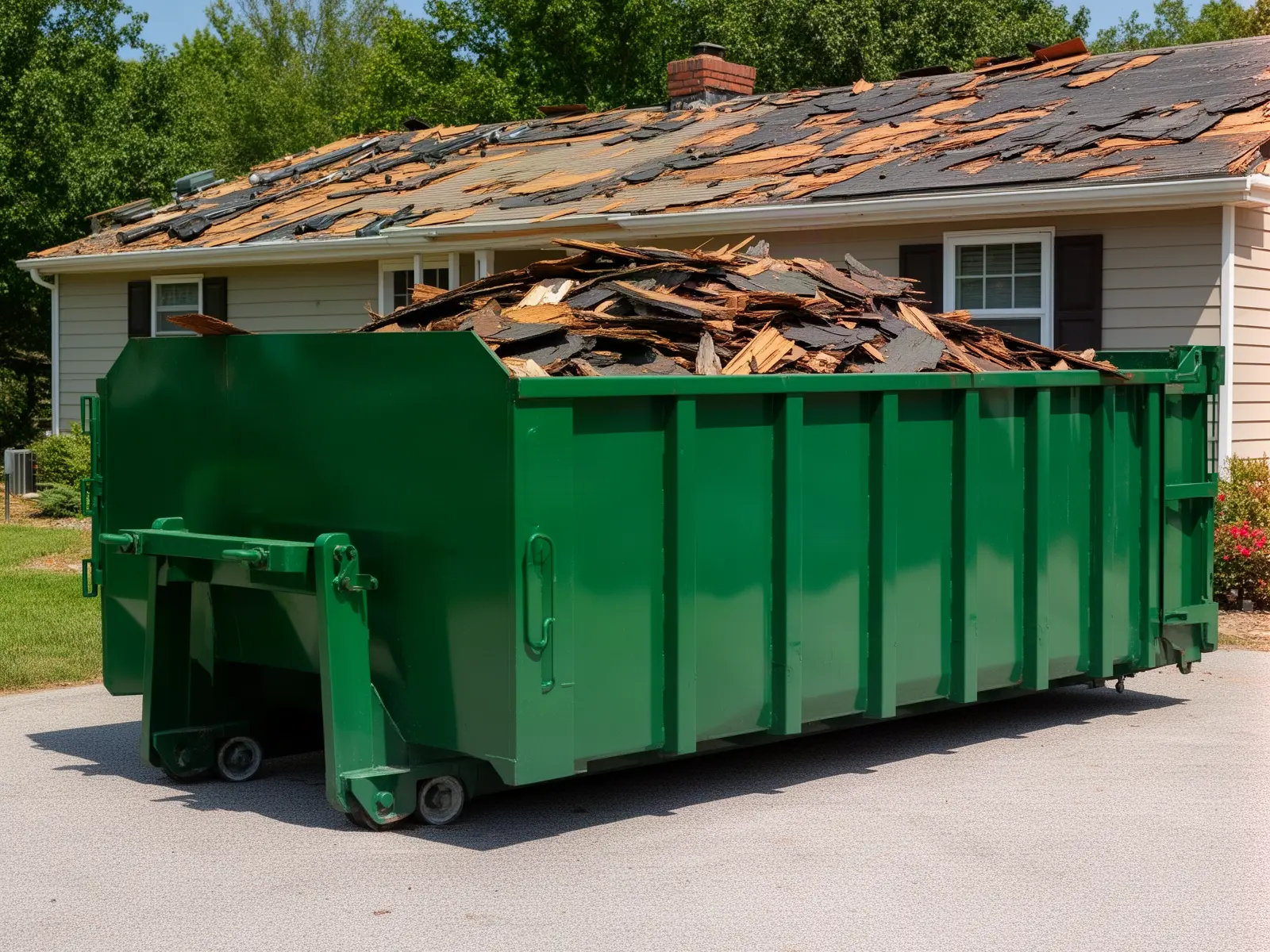 Roll-off dumpster from N & R Dumpster Guys in Ormond Beach, FL